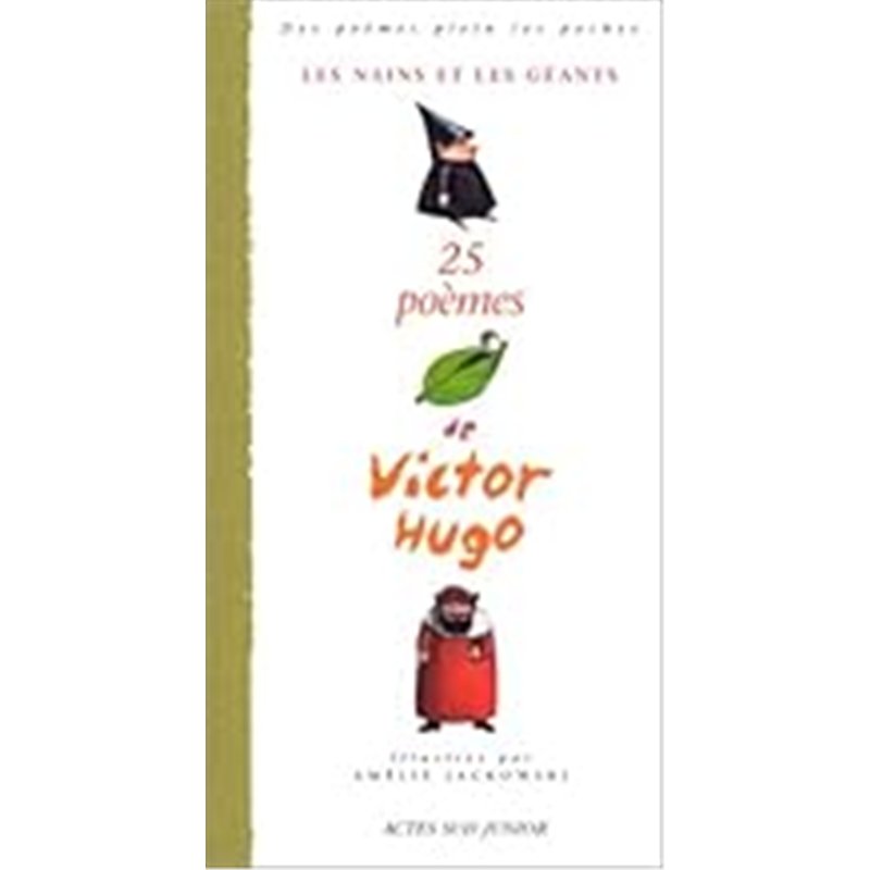 25 POEMES DE VICTOR HUGO Auteur(s): HUGO Victor