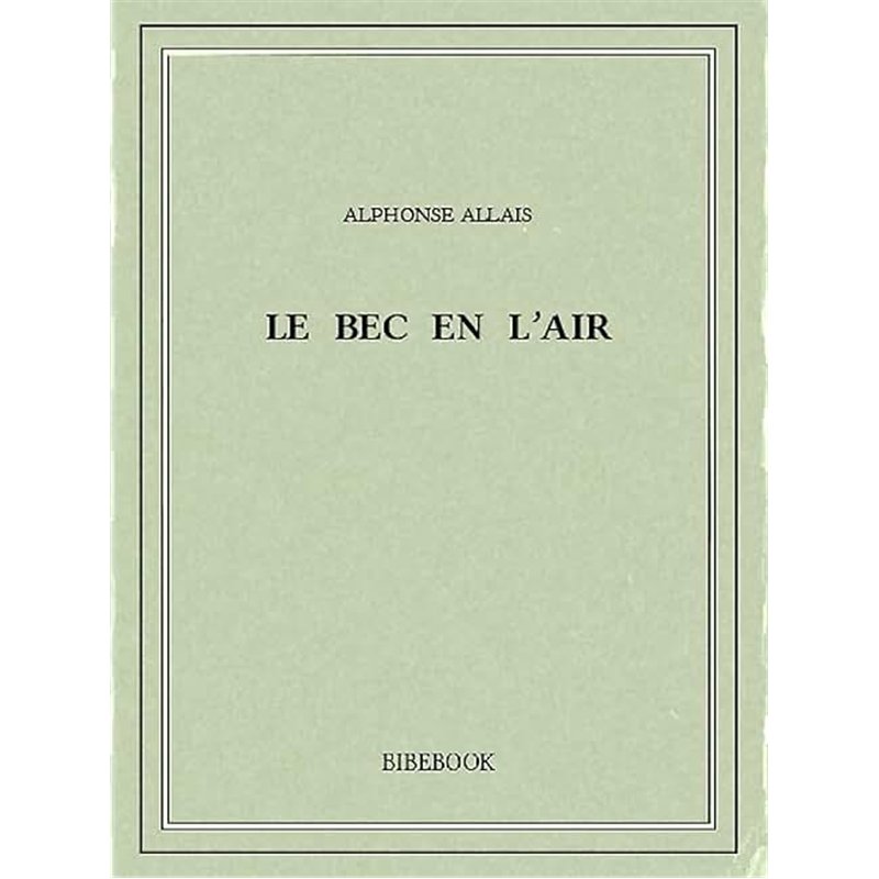 BEC-EN-L'AIR Auteur(s): LAFFON Martine