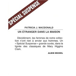 ETRANGER DANS LA MAISON UN Auteur(s): MAC DONALD Patricia J
