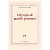 IL N'Y A PAS DE GRANDES PERSONNES Auteur(s): SAINT-ANDRE Alix de