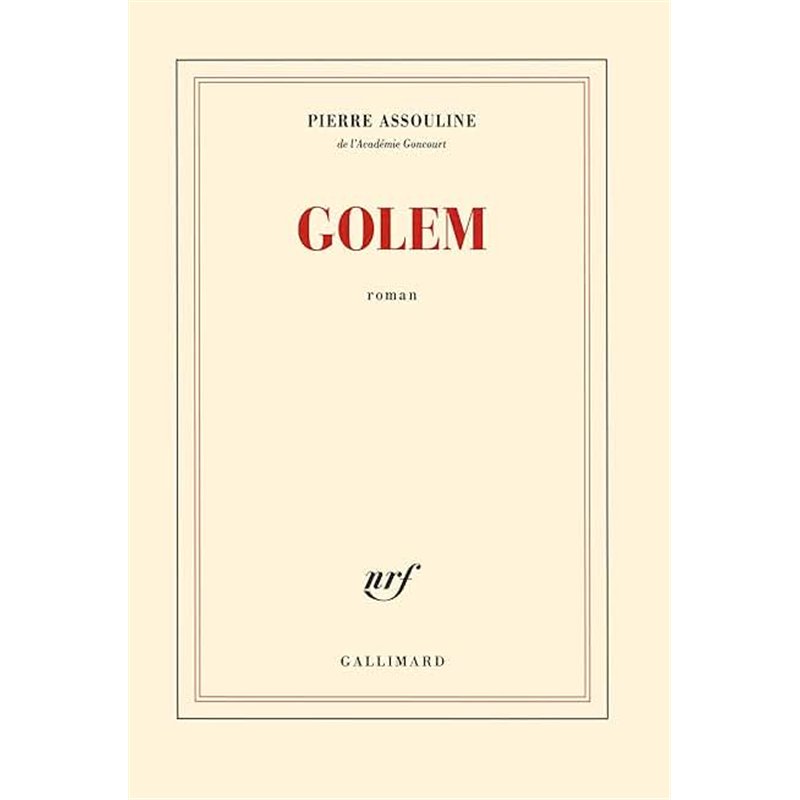 GOLEM Auteur(s): ASSOULINE Pierre
