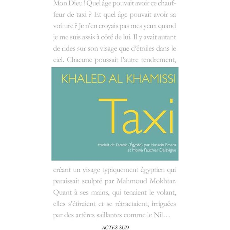 TAXI Auteur(s): AL KHAMISSI Khaled