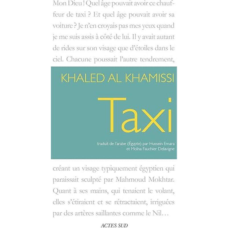 Taxi Auteur(s): AL KHAMISSI Khaled Taxi Auteur(s): AL KHAMISSI Khaled