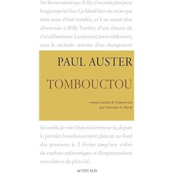 Tombouctou Auteur(s): AUSTER Paul