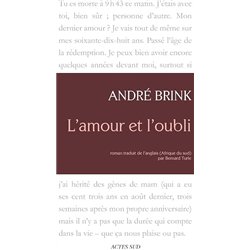 AMOUR ET L'OUBLI L' Auteur(s): BRINK Andre