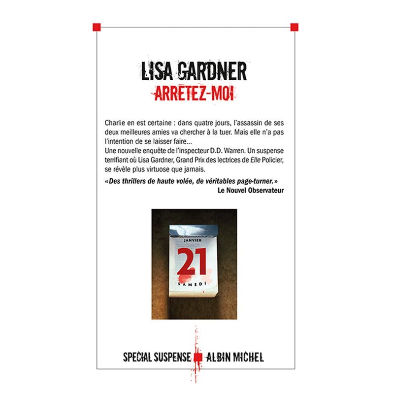 Arrétez-moi Auteur(s): GARDNER Lisa Arrétez-moi Auteur(s): GARDNER Lisa