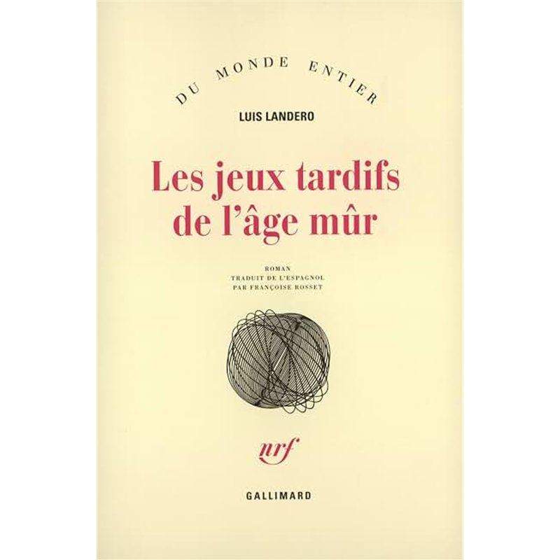 JEUX TARDIFS DE L'AGE MUR LES Auteur(s): LANDERO Luis