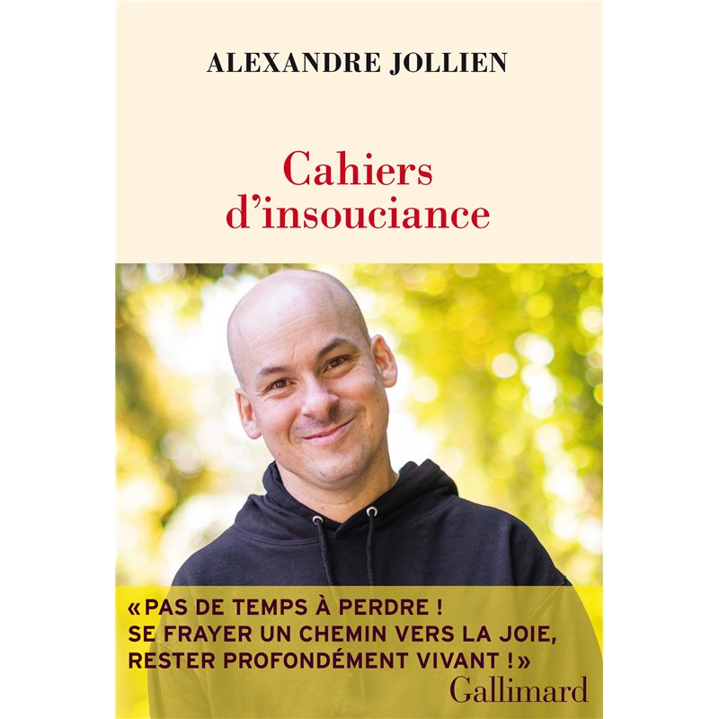 Cahiers d'insouciance Auteur(s): JOLLIEN Alexandre Cahiers d'insouciance Auteur(s): JOLLIEN Alexandre