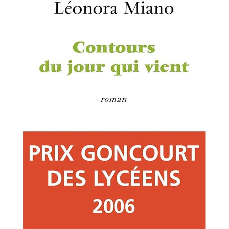 CONTOURS DU JOUR QUI VIENT Auteur(s): MIANO Leonora
