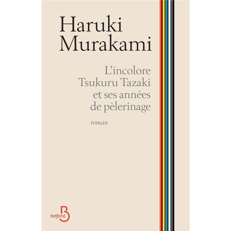 Incolore Tsukuru Tazaki et ses années de pèlerinage Auteur(s): MURAKAMI Haruki Incolore Tsukuru Tazaki et ses années de pèlerinage Auteur(s): MURAKAMI Haruki