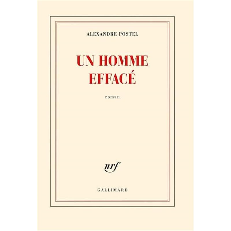 Homme effacé un Auteur(s): POSTEL Alexandre Homme effacé un Auteur(s): POSTEL Alexandre