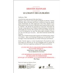 Chant des oubliÃ©es le (NouveautÃ©) Auteur(s): HANNAH Kristin