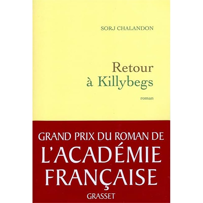 RETOUR A KILLYBEGS Auteur(s): CHALANDON Sorj